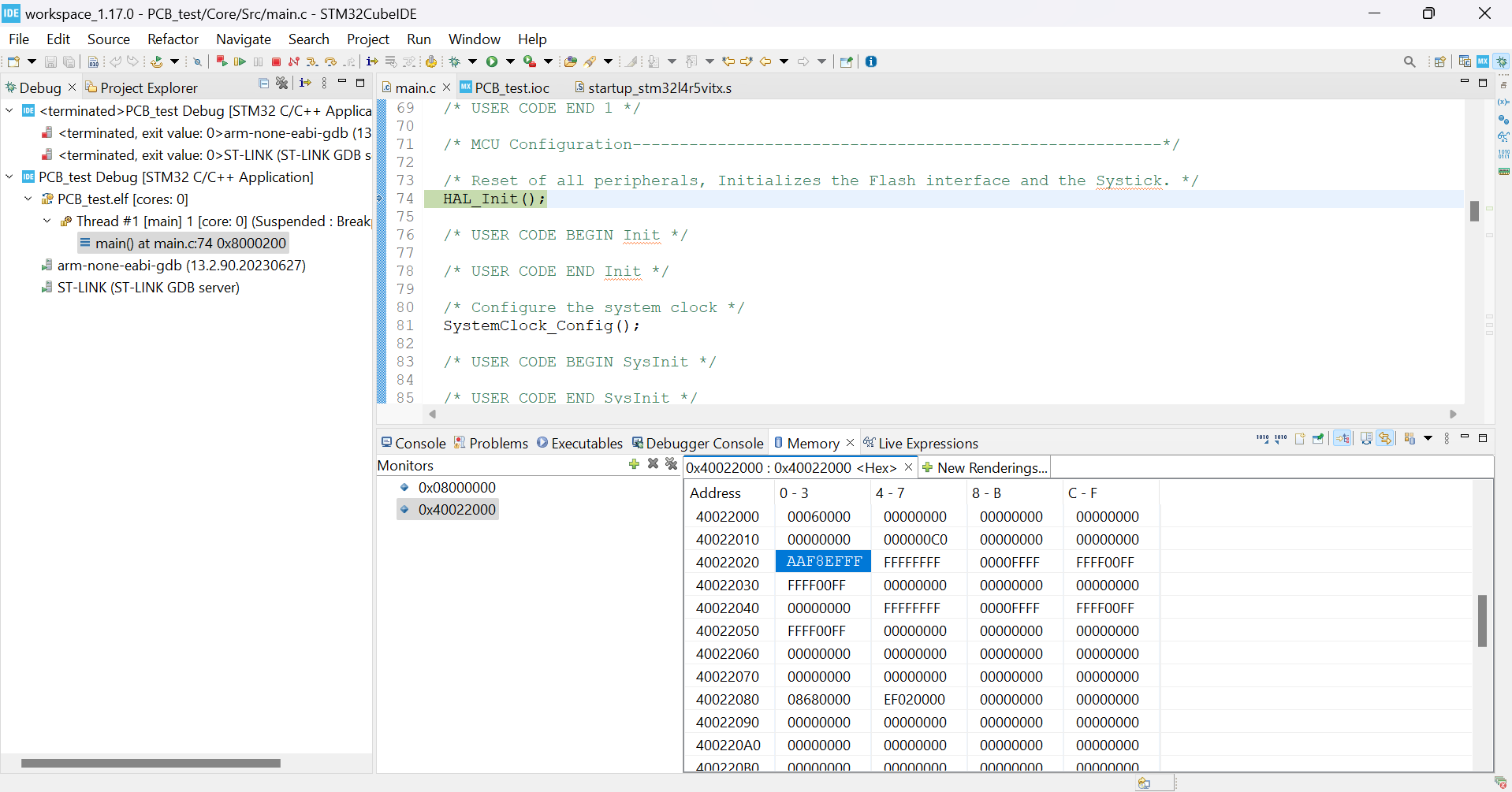 STM32 Memory Dump